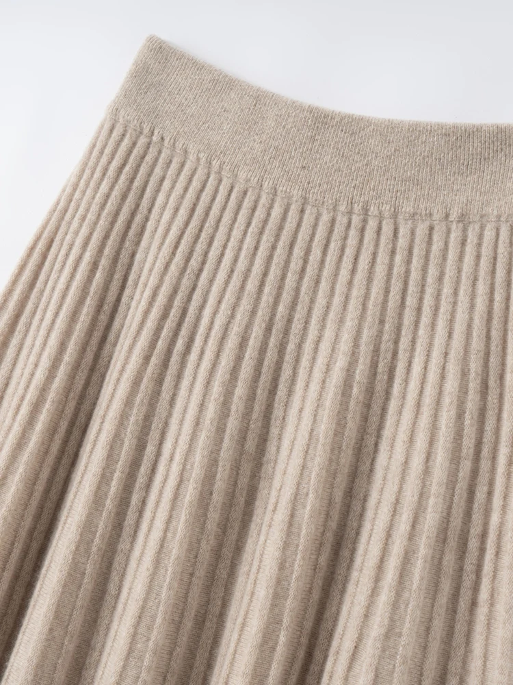 Cashmere Skirt Office Wear