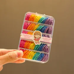 Colorful High - Elasticity Mini Hair Ties - 150 PCS, Gentle Nylon Spirals (W6512p - 1)