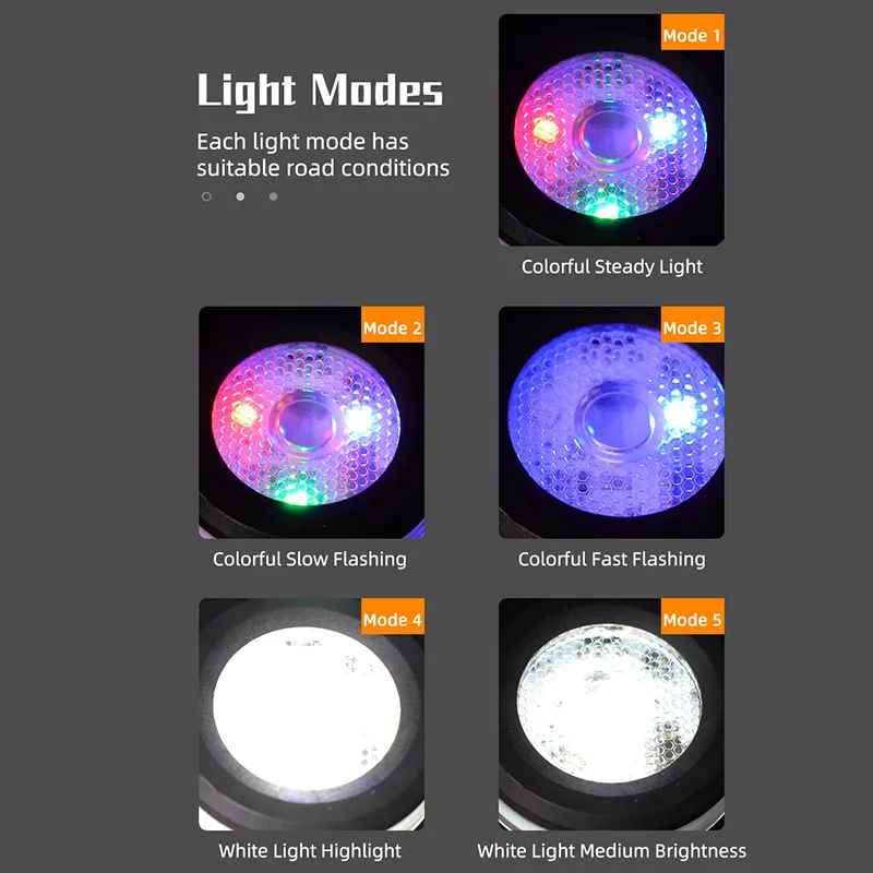 WEST BIKING Bicycle Multifunctional Horn Headlight high brightness waterproof MTB Road Bike Front Horn Light cycling Accessories