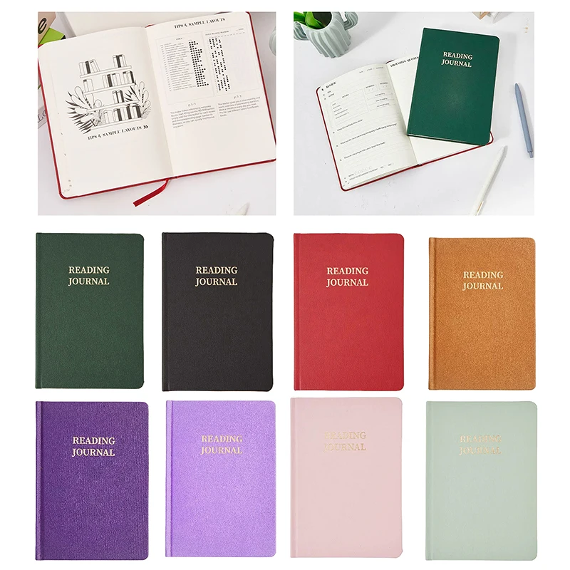 Leather Reading Journal-Gift For Book Lovers And Readers, Review And Track Your Reading With 65 Book Reviews