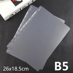 2-Piece Set: Plastic Loose-Leaf Index Dividers - 2pcs (B5)