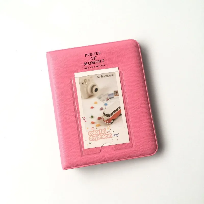 폴라로이드 사진 앨범용 64개 포켓 미니 즉석 사진 케이스 미니 필름 인스탁스 웨딩 사진 앨범용 보관함