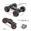 XLH 9125 remote control car 1:10 high-speed 4WD off-road RC large wheel car 2.4G children's electric toy car model gift 6