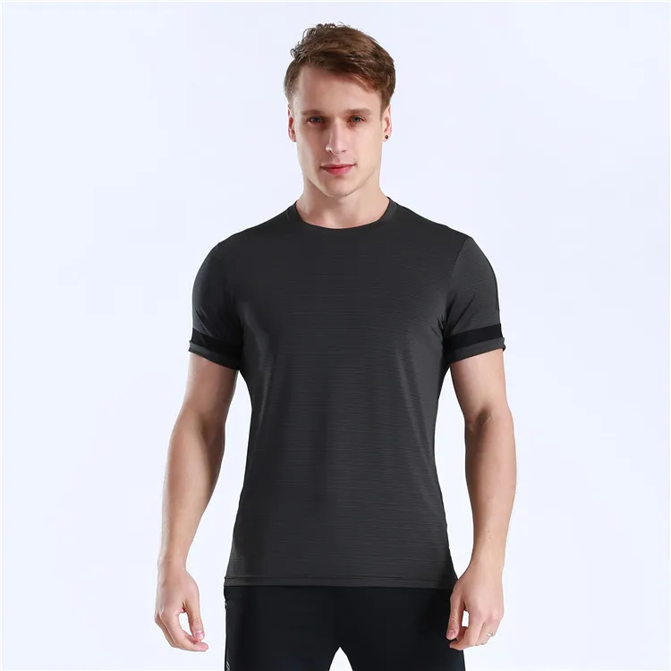 

Lulu Lemon Summer men's sports quick drying breathable and refreshing fitness clothes running training basketball short sleeves