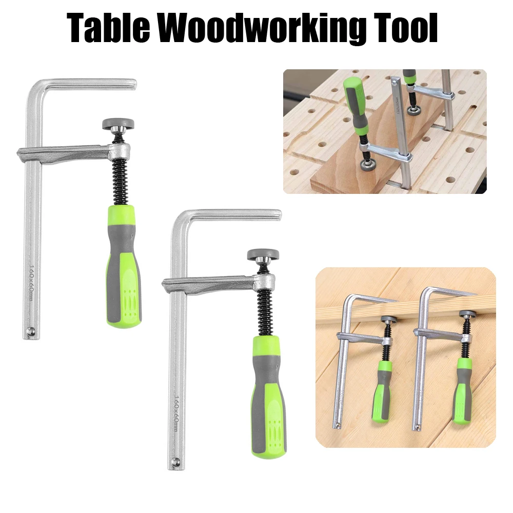 

2pcs Quick Adjust Screw Handle Track Saw Rail Clamps MFT Clamps For Festool Rail Track Saw And MFT Table Woodworking Tools