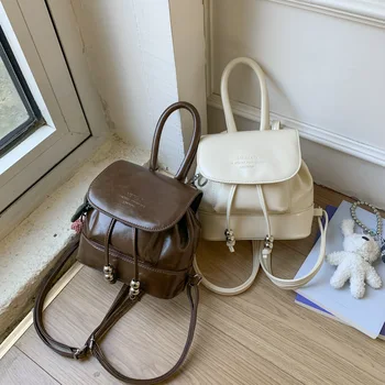 Mini zaino da donna Zaino di design Zaini carini alla moda Borse da scuola versatili alla moda Borsa di classe per ragazza Mochilas Рюкзак