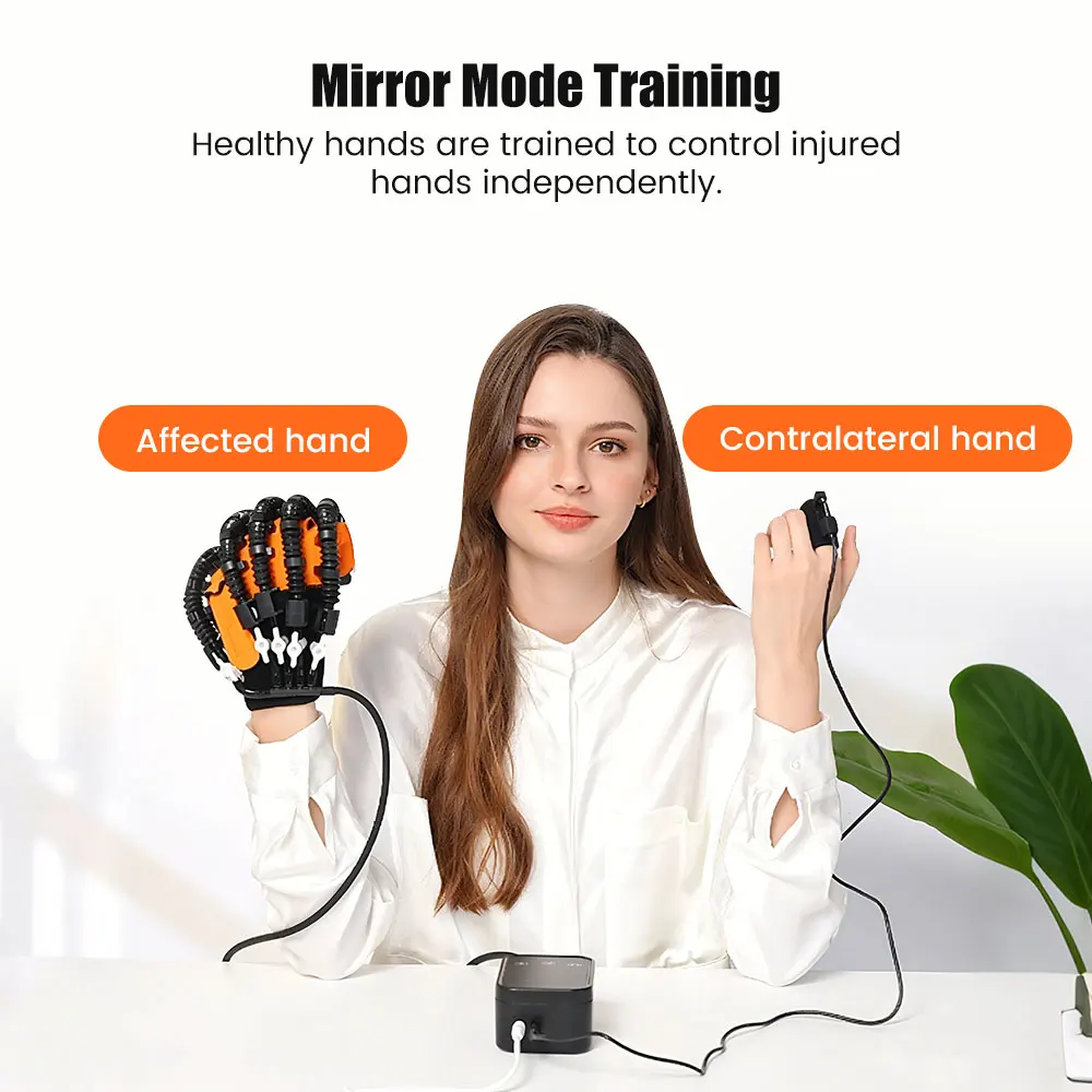Hand Rehabilitation Robot Glove Stroke Rehabilitation Equipment Rehab Glove Robotic Hand Finger Exerciser Trainer hand rehabilitation glove