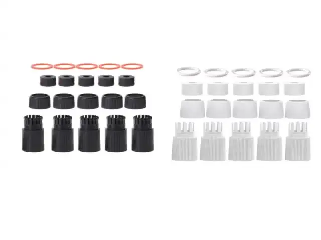 10PCS/Lot Inner 17.5mm Finished RJ45 Modular Waterproof Connector Cap Terminal Cover Shell For Outdoor Network Ip Camera Cable 34378 - View #10