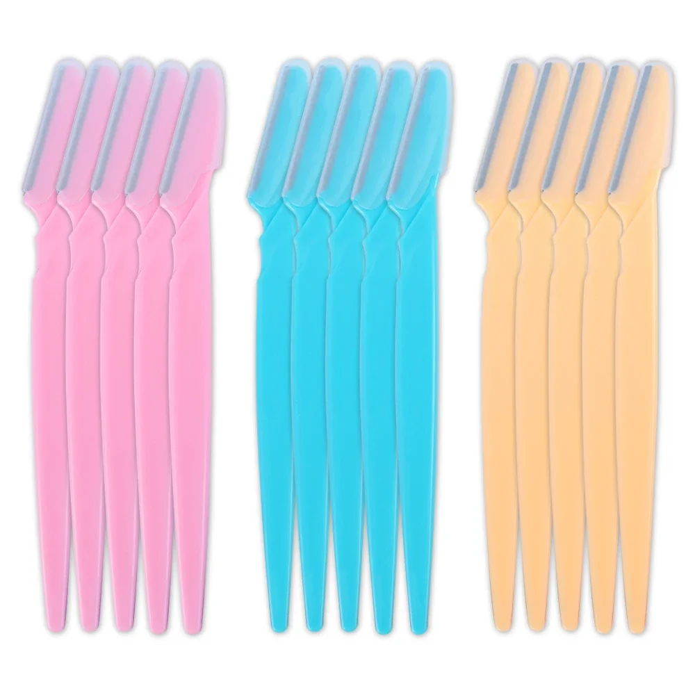 Eyebrow Trimmer Blade Women Safety Face Razor Eyebrows Shaping Knife Portable Brow Epilation Hair Removal Cutters Makeup Scraper 3