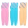 Eyebrow Trimmer Blade Women Safety Face Razor Eyebrows Shaping Knife Portable Brow Epilation Hair Removal Cutters Makeup Scraper 3
