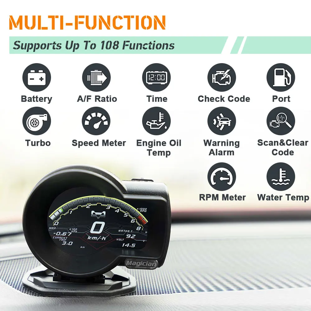 マジシャンOBD2+GPS モード Amazon.co.jp: 【2023年日本語版 新登場】OBD2/GPSモード ヘッド