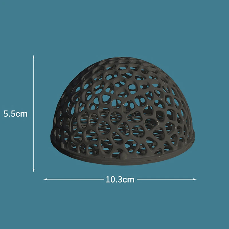작은 물고기와 새우가 번식하고 놀고 휴식을 취할 수 있는 3D 프린트 숨숨 동굴 장식품, 어항 액세서리, 수족관 장식