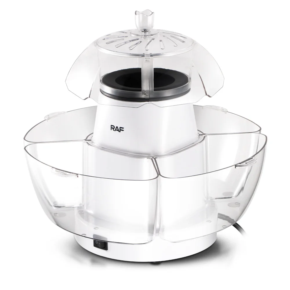Household Popcorn Machine Fully Automatic Popcorn Puffing Machine Small DIY Popcorn Machine with Bowl for Convenient Storage 2
