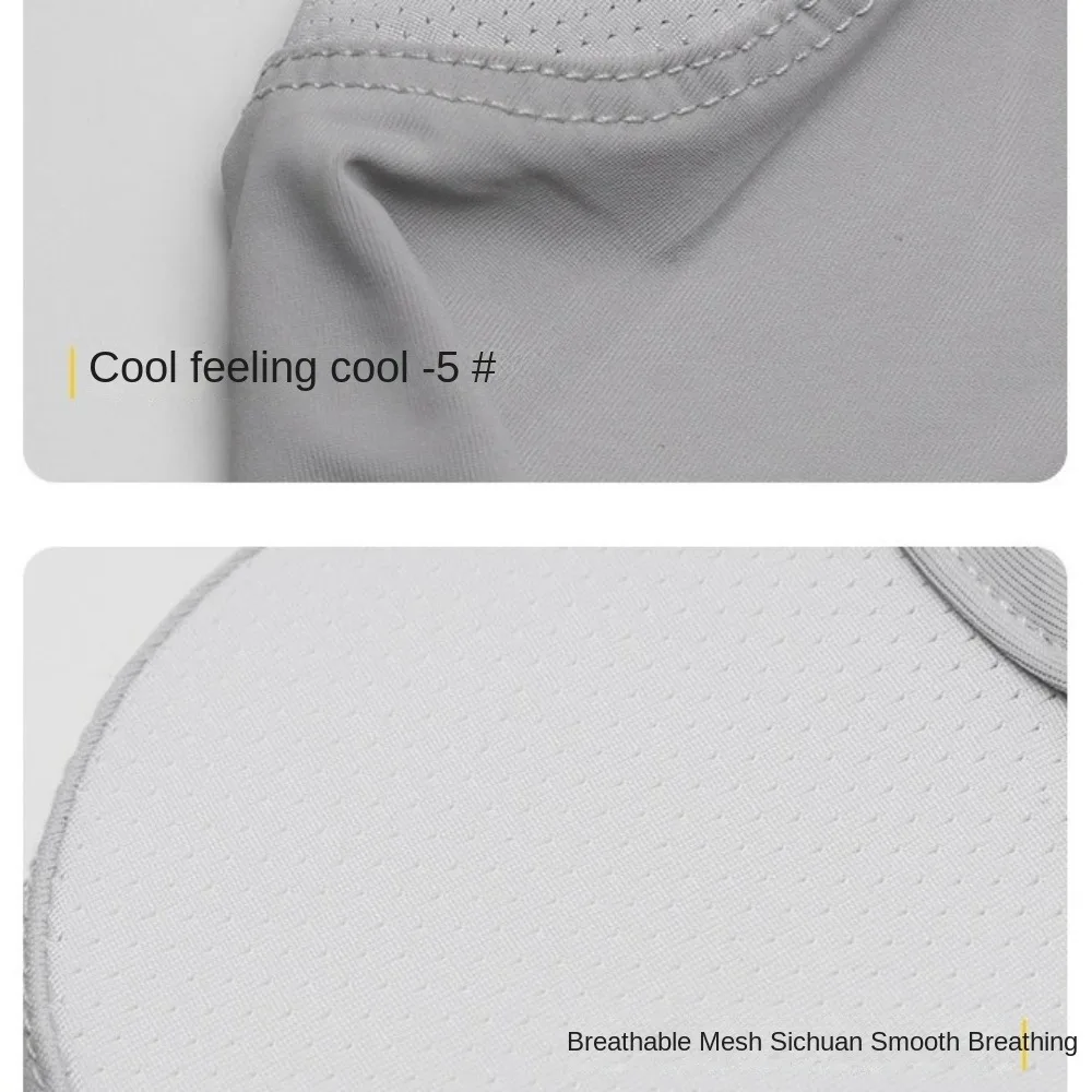 Fashion Ice Silk Face Mask UV Sun Protection Breathable Sports Mask Adjustable Reusable Sunscreen Men Women