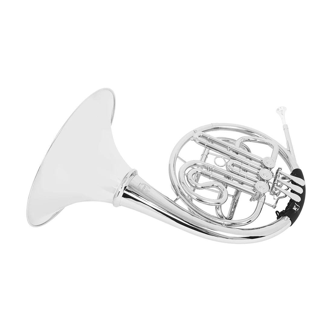 M MBAT 3 Key Bach Split French Horn Bb Tone Nicke Silver Plated Brass Musical Instrument with Mouthpiece Case Accessories