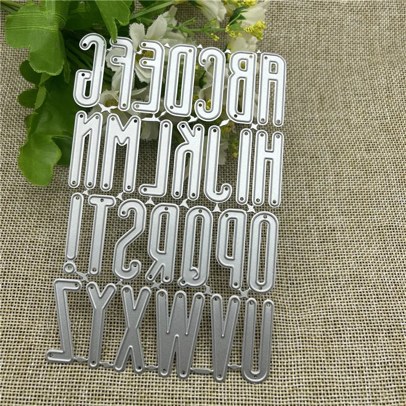 Troqueles De Letras Y Números - Pack De 2 Juegos, Para Scrapbooking Y Manualidades