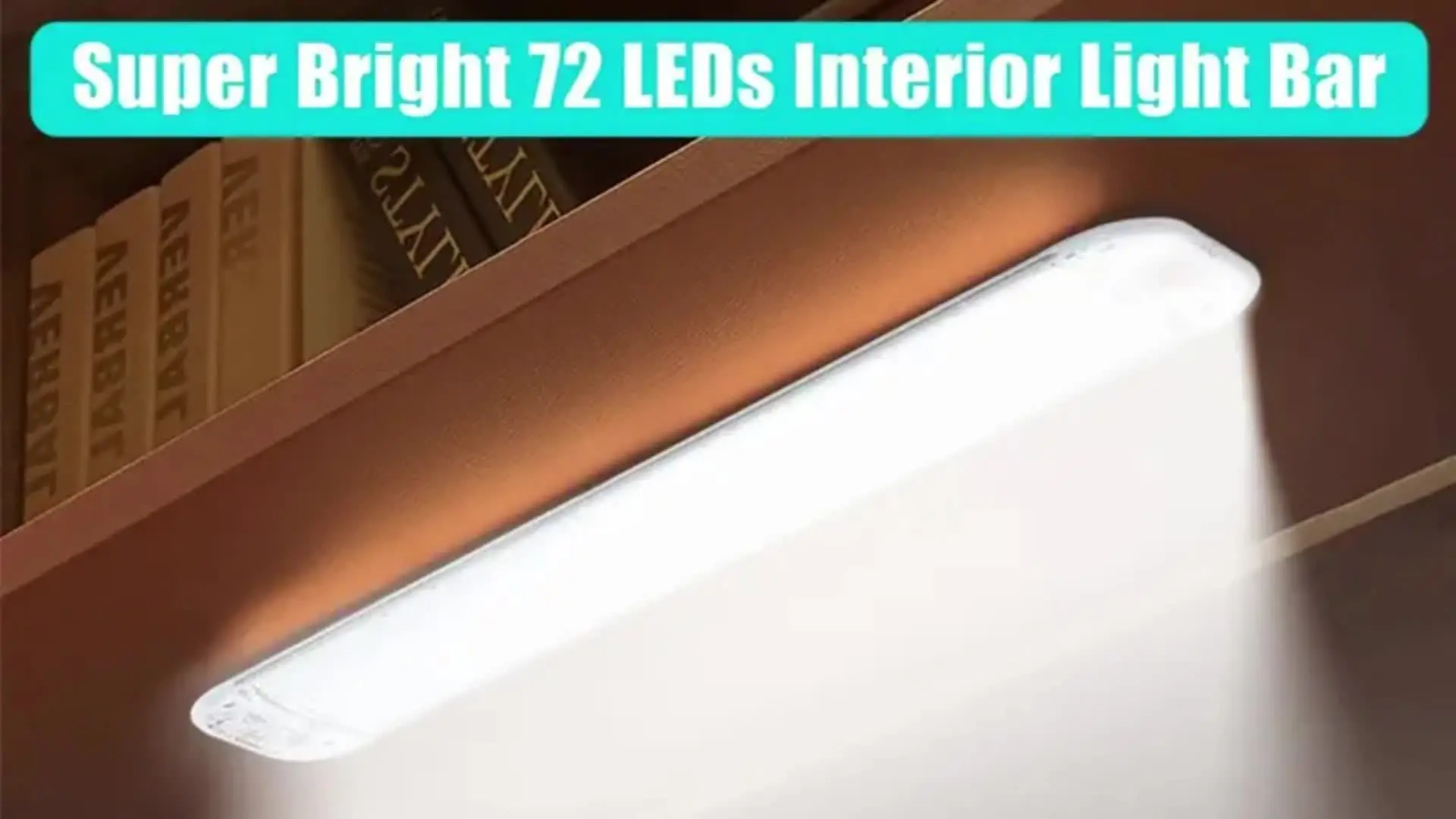 Lumière LED 12V Pour Camping-car - 800LM - 4 Couleurs - Télécommande - Variable - Pour Van, Bateau