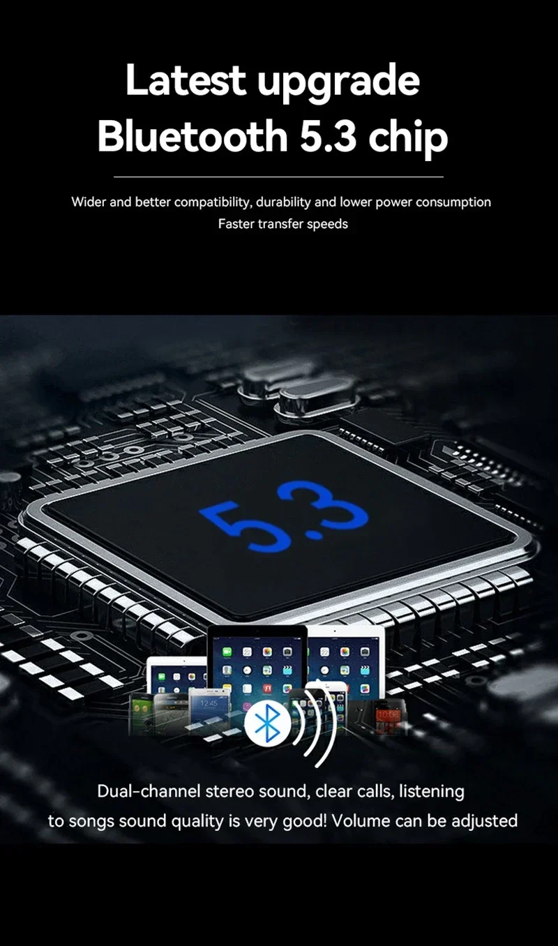 Lenovo 8K AI Smart Glasses Remote Control Touch Photo Camera Recording Translator Voice Assistant Wireless Bluetooth Eyewear