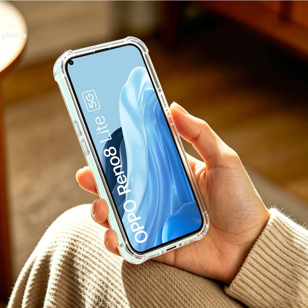 Transparent Shockproof TPU Phone Case - Clear Back Cover