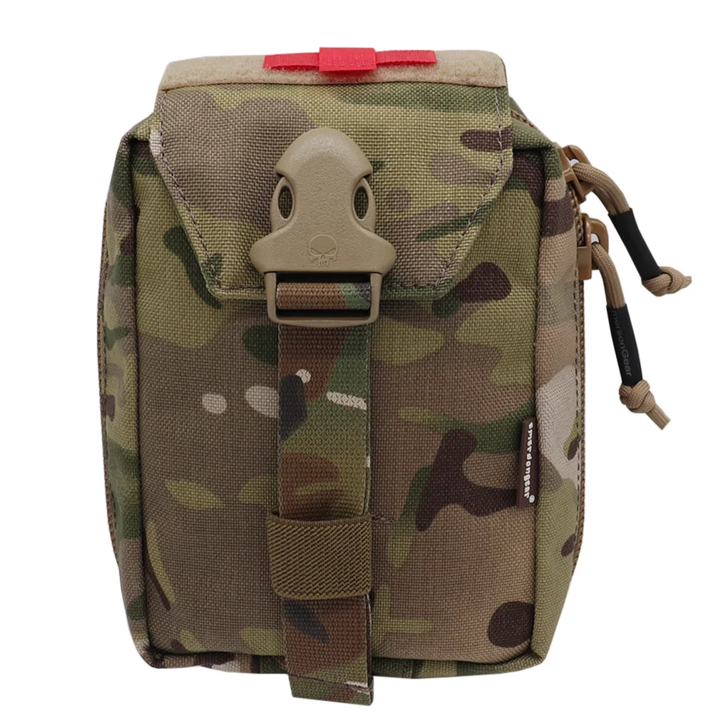 Emersongear Taktische MOLLE-Erste-Hilfe-Ausrüstungstasche, medizinischer Träger, EMT IFAK Survival-Tasche mit Reißverschluss, Multicam Molle-Werkzeugtasche – Detail 7