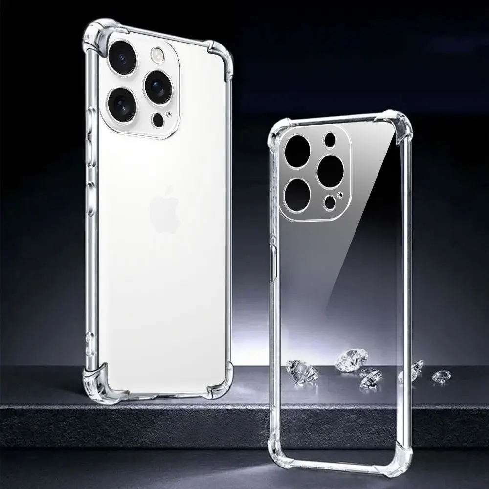 Ultra-Durable Clear Shockproof Silicone Phone Case