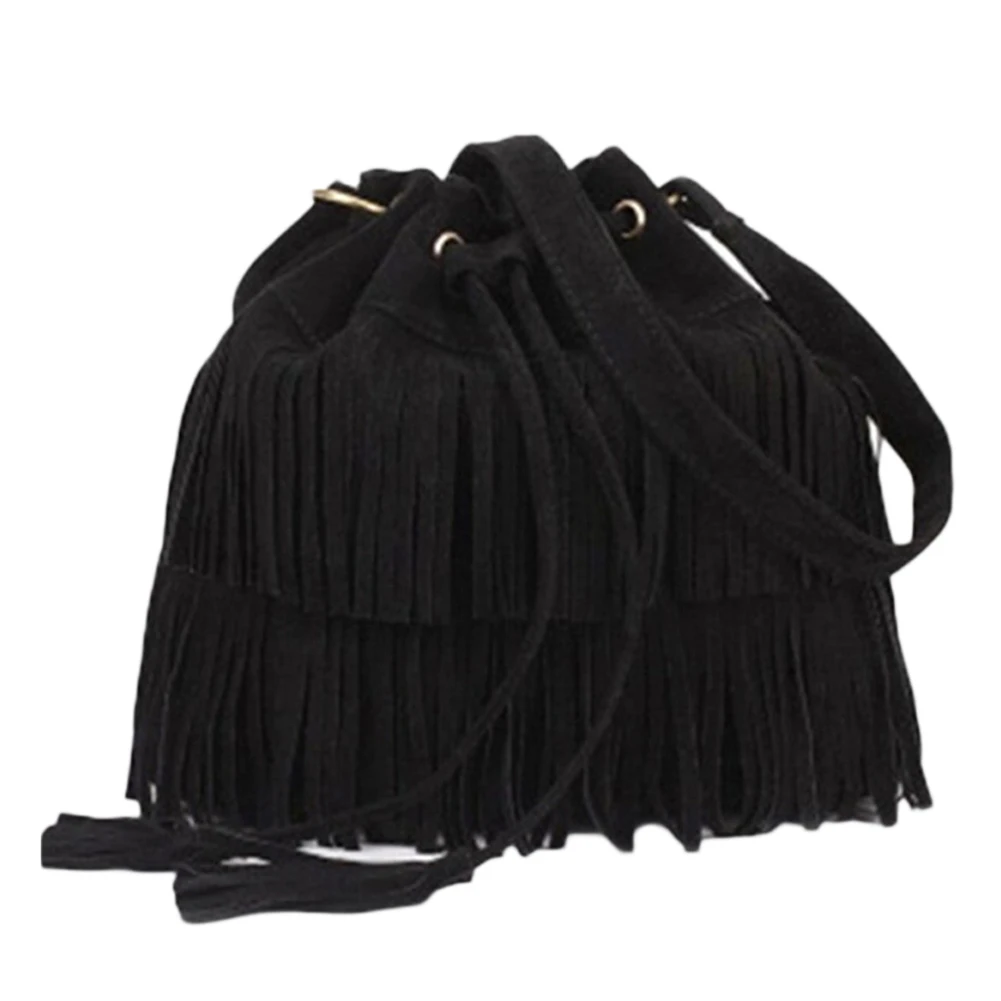 

Retro Faux Suede Fringe Women Bag Messenger Bags New Handbag Tassel Shoulder Handbags Crossbody Gift for girl