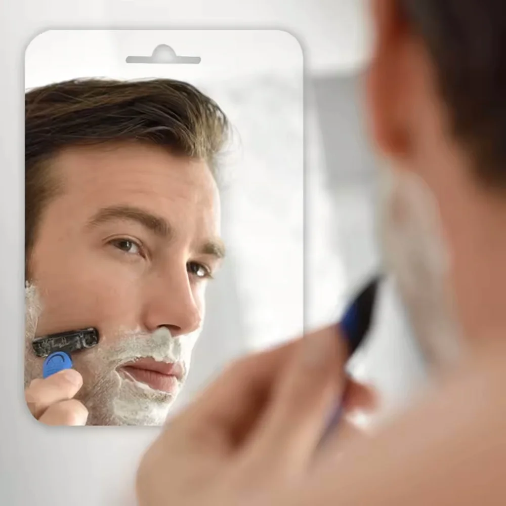 Acrylic Mirror Shower Shaving Mirror Washroom Travel Accessories For Women Makeup Shaving Bathroom Tools