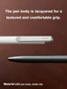 Kaco DAILY Gel Ink Pen 0.5mm Fine Point, Retractable Metal Clip ABS Writing Pens School Teacher Gift Student Stationery Supplies 6