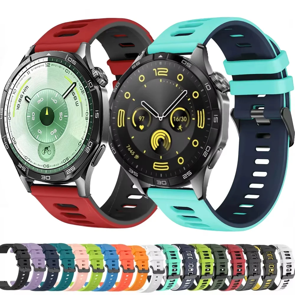 Premium Silicone Sport Wristband - 20/22mm Adjustable Strap