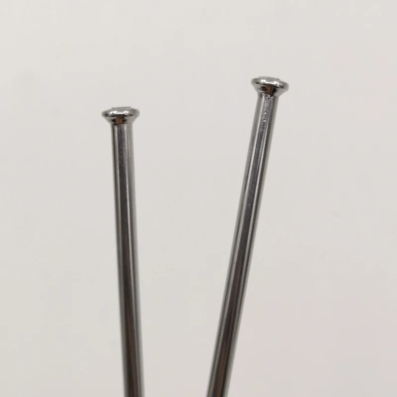 40 Pieces A Lots 8G Diameter 4.0mm Material 304 Stainless Steel Lighting Sliver Color Straight Pull Motorcycle Wheel Spokes