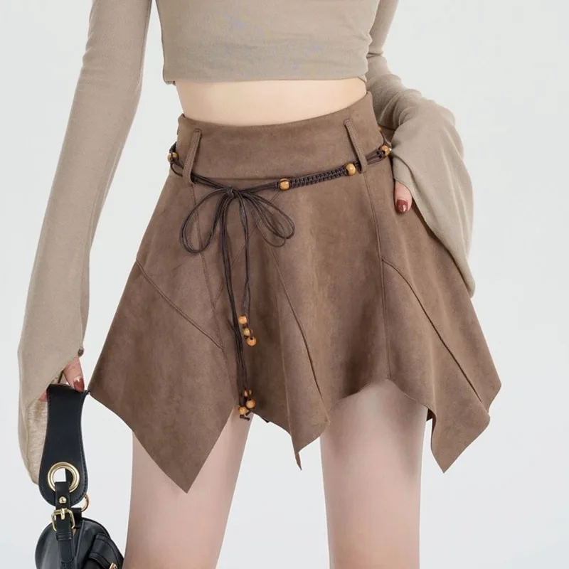 

2024 summer Sexy Y2k Skirt Women Irregular Pleated Mini Skirts Korean Fashion Streetwear Hot Girl short Outfits faldas