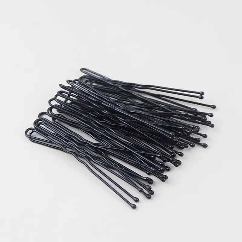 50/100pcs Hair Clips Black Invisible Bobby Pins for Girls Women Salon Hairdressing Styling