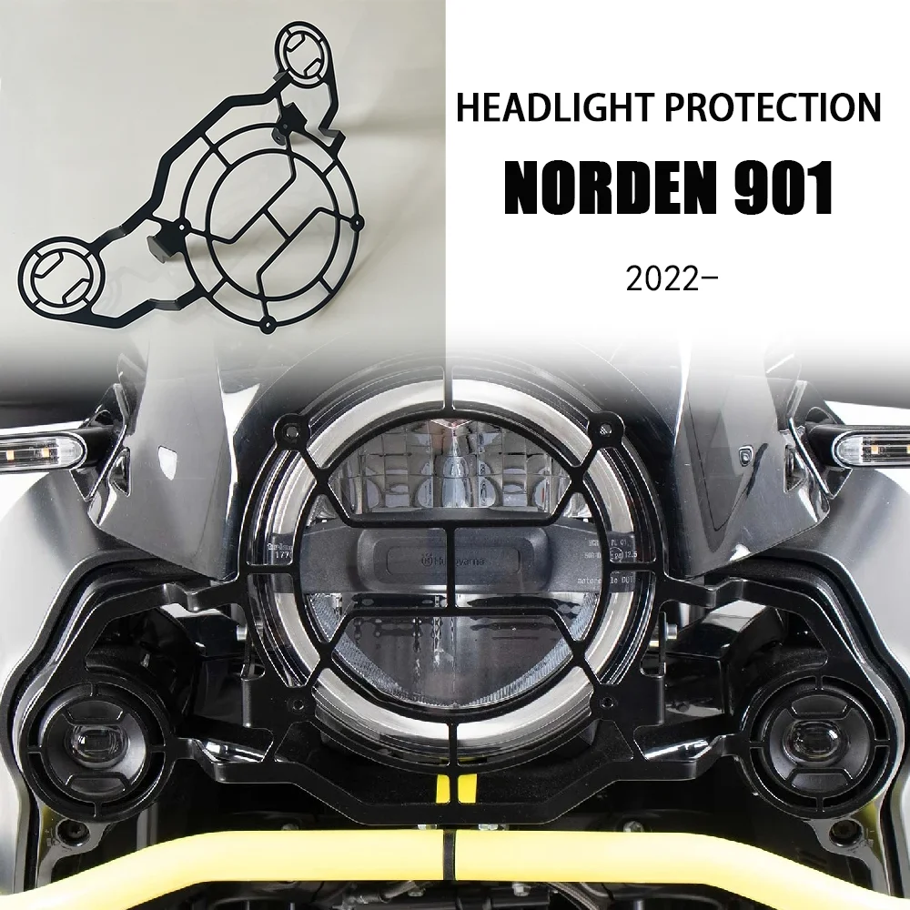 

For Husqvarna Norden 901 NORDEN901 2022 2023 NEW Motorcycle Accessories Pair Headlight Protective Cover Protector Guard