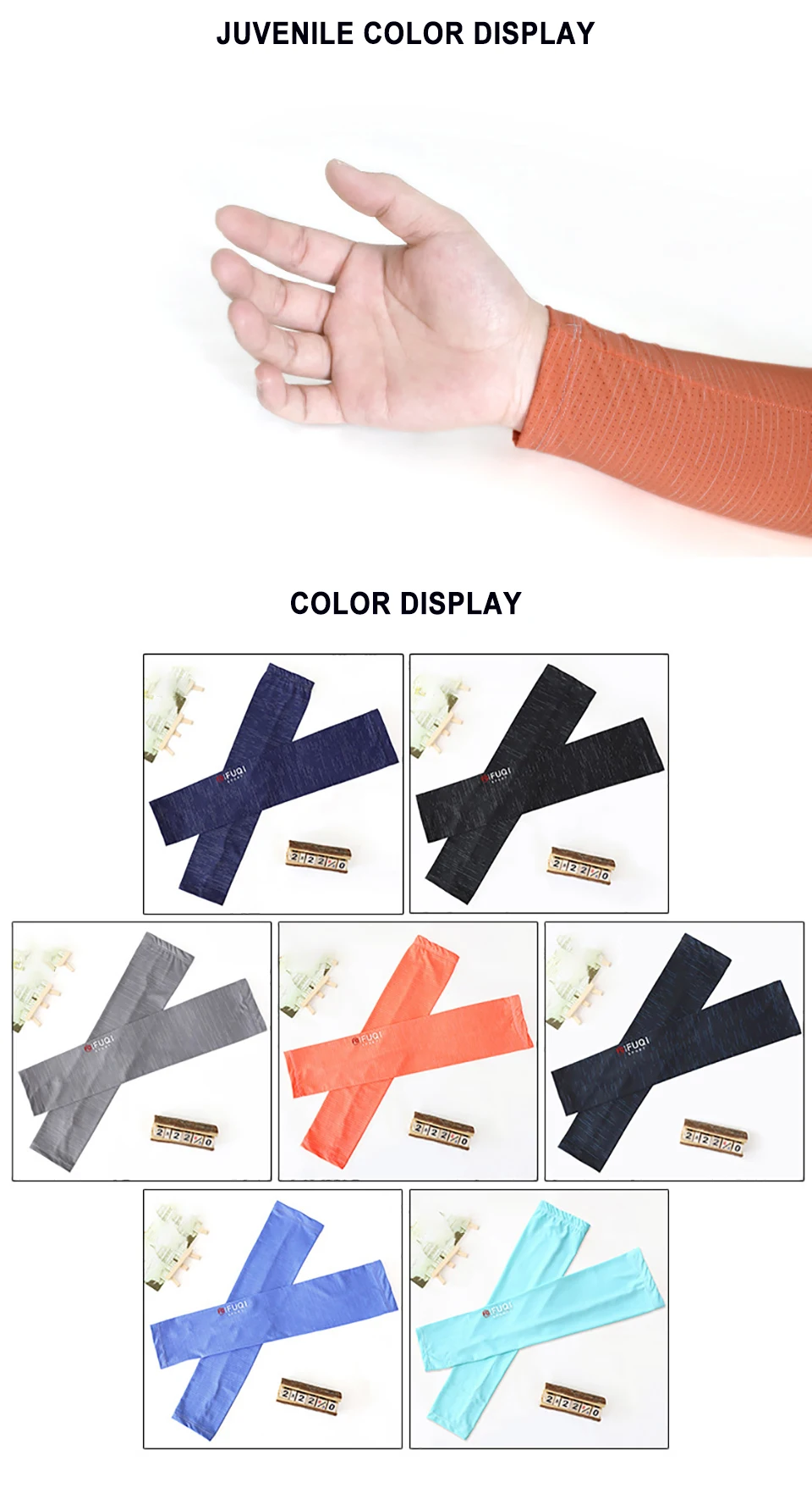 Manchon Bras - Protection UV - Sport de plein air - été - 2 Paires [C73