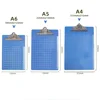 Office Stationery A4 / A5 Splint Density Board Writing Board Metal Aluminum Folder Clip File Plastic Menu Bill Folder 4