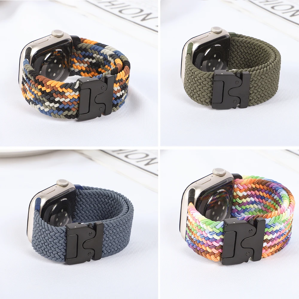 Braided Parachute Strap Bracelet