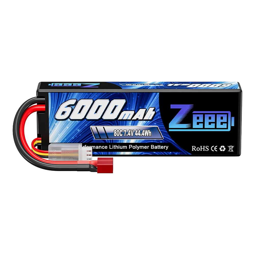 2units Zeee Lipo Battery | 2s 6000mah Lipo Battery | Zeee 2s