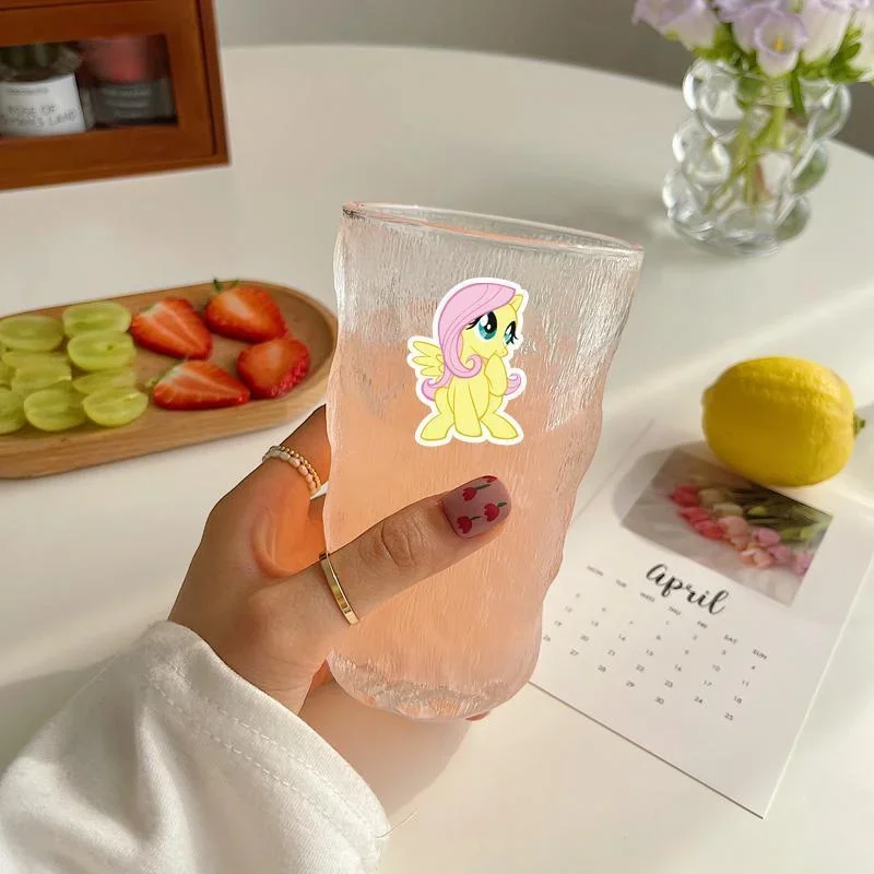 100PCS My Little Pony Stickers Cute Pinkie Pie Rainbow Dash Decals for Kids Laptop Water Bottle Luggage DIY Scrapbook Gift Favor