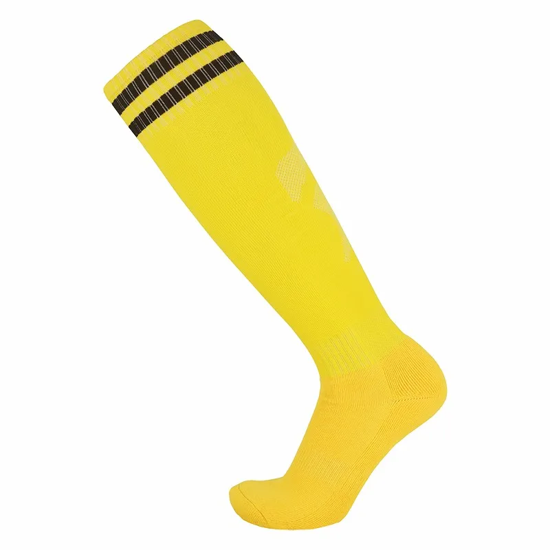 Football Socks Over Knee Thickened Cotton Spandex Kids Leggings Stockings Soccer Running Sports Adults Children Socks
