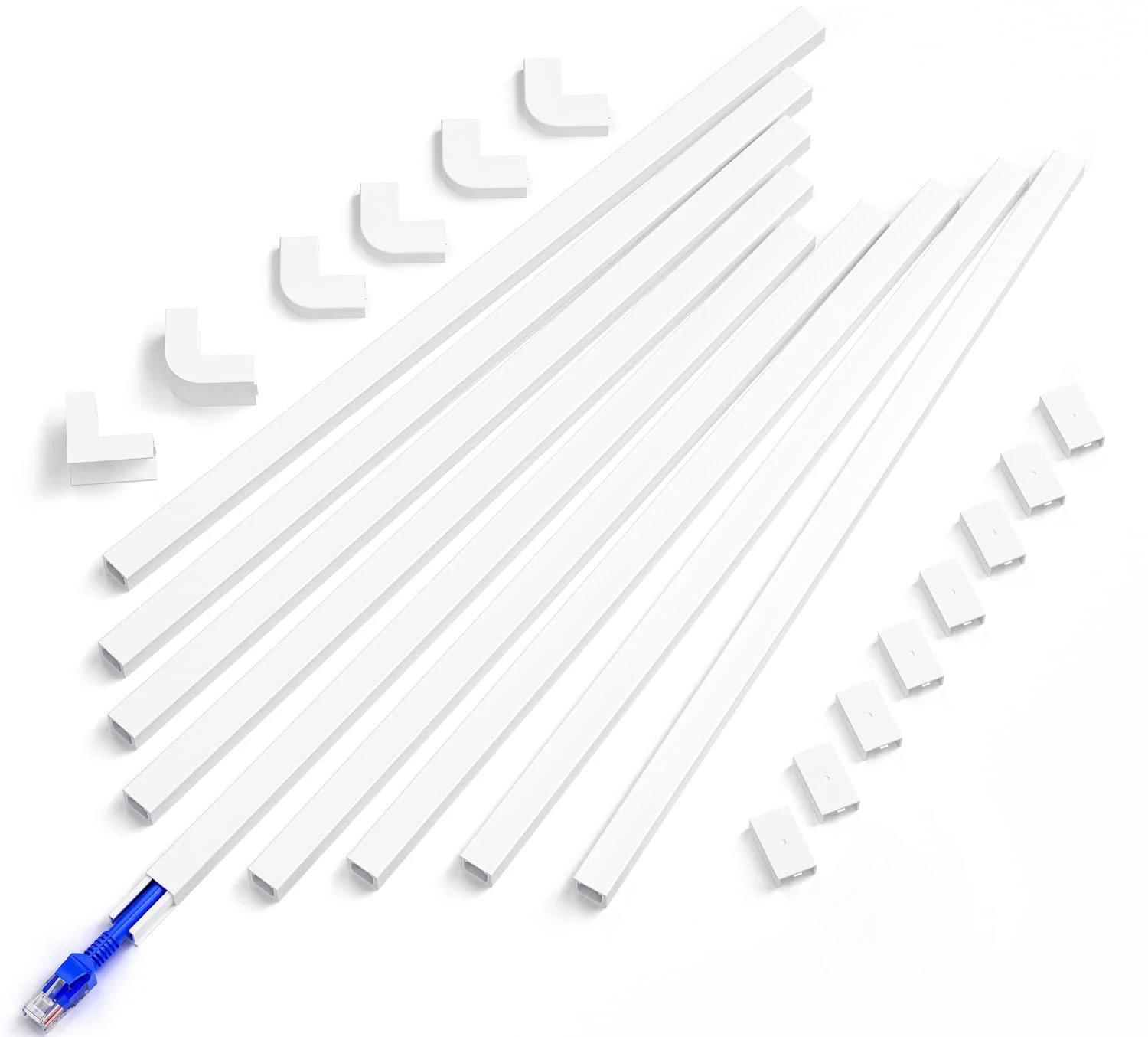 Cord Hider Cable Cover, Cord Covers for Wires on Wall, One-Cord Cable Hider, Wire Hider Wire Covers for Cords,