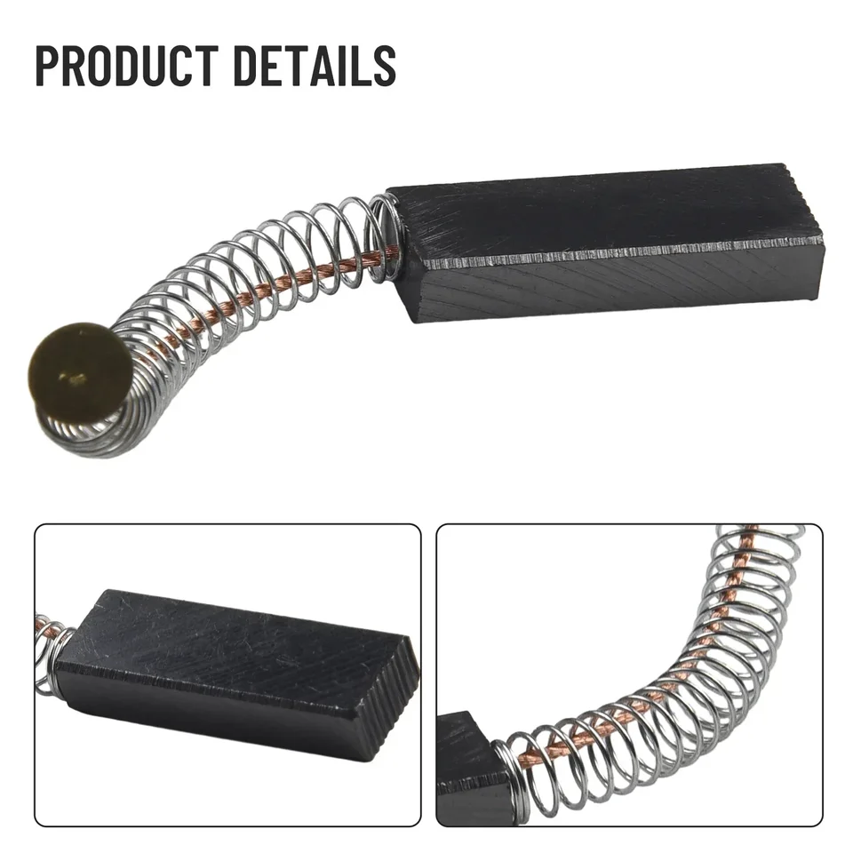 K spazzole di carbone 2/4 pezzi per motori elettrici 16mm X 13mm X 6mm/16X12.5X6.5mm/10mm X 5X5mm accessori di ricambio