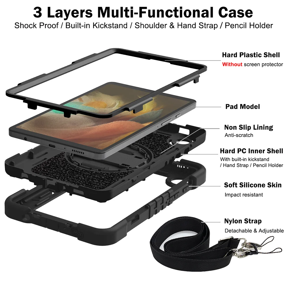 Durable Tablet Armor Case with Enhanced Protection