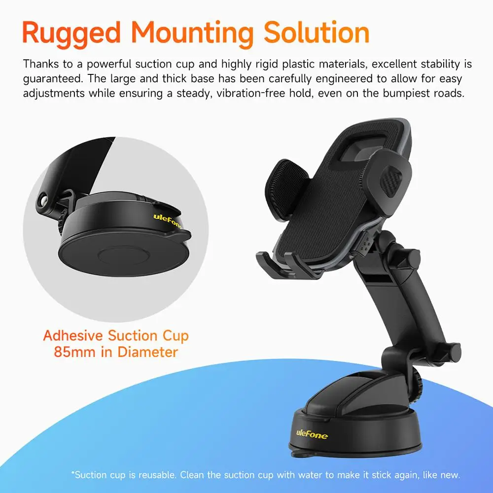 Original Ulefone UAN16 Armor Mount Car / Desk Phone Holder, Enhanced Model ，Ulefone UAN16 Armor Desk Phone Holder
