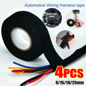 Nastro fonoassorbente Isolante Nastro elettrico nero Resistenza impermeabile al calore TapInsulazione Nastro in tessuto automobilistico 1