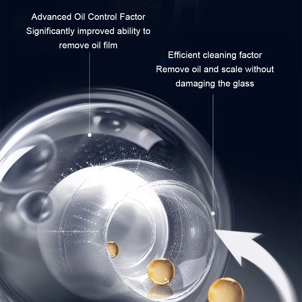 Car Glass Cleaning Brush Auto Glass Oil Film Remover Coating Front Glass Windshield Strong Oil Film Remover Fuzzy Windshield