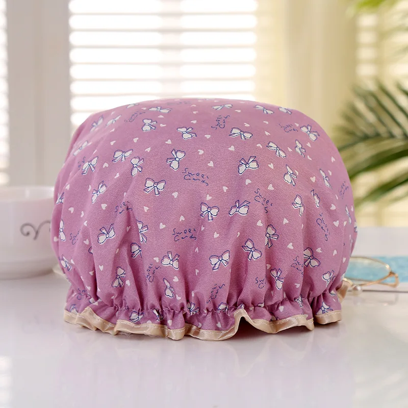 Home Waterproof Bath Hat Bathroom Shower Hair Cover Women Supplies Shower Cap Adult Shower Bath Bathing Cap Bathroom Accessories 2 Home Waterproof Bath Hat Bathroom Shower Hair Cover Women Supplies Shower Cap Adult Shower Bath Bathing Cap Bathroom Accessories 2
