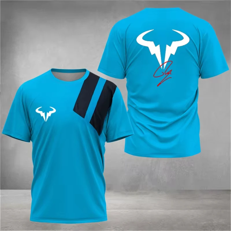 Summer Men's and Women's Tennis T Shirts for Badminton Training Outdoor Casual O-neck Short Sleeved tennis t shirts