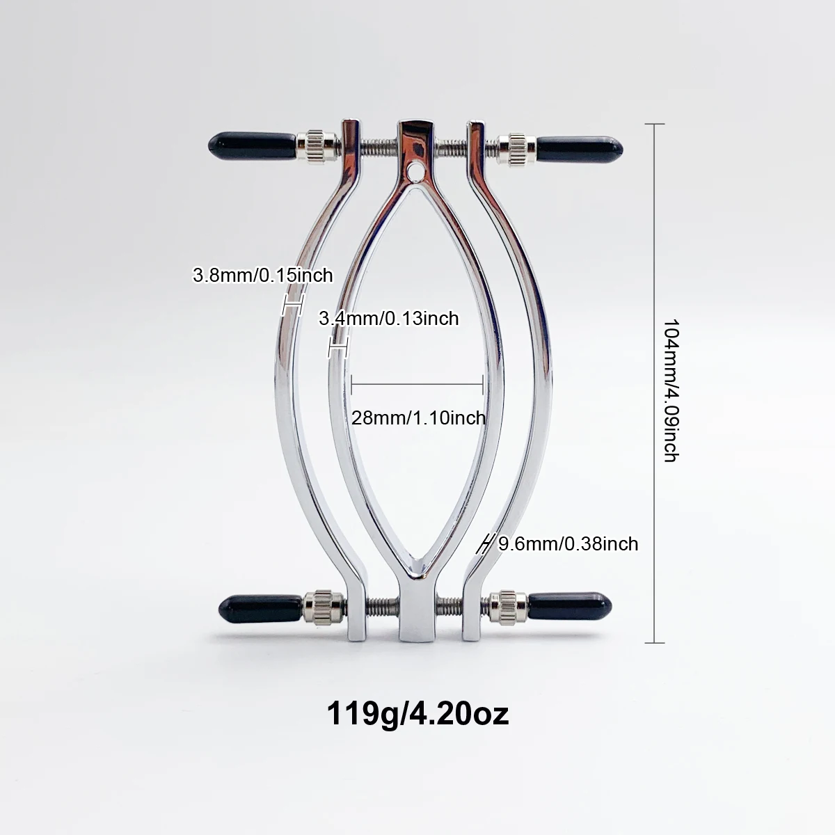 Clitoris Vagina Spreader G-spot Speculum Spreader Adjustable Pressure Pussy Splitter Vaginal Expander Stretcher Adult Sex Toys