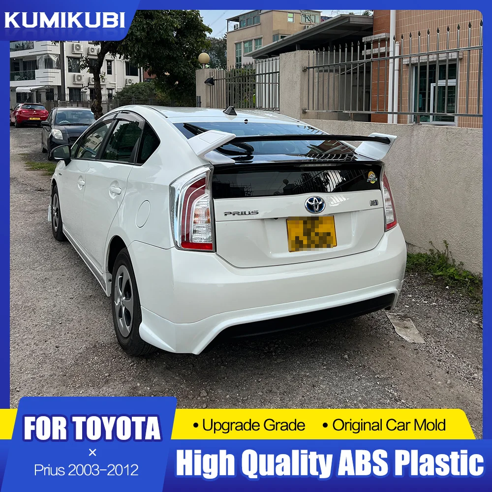 KUMIKUBIFitForToyotaPriusCarbonFiberSpoiler20032012ROWEN