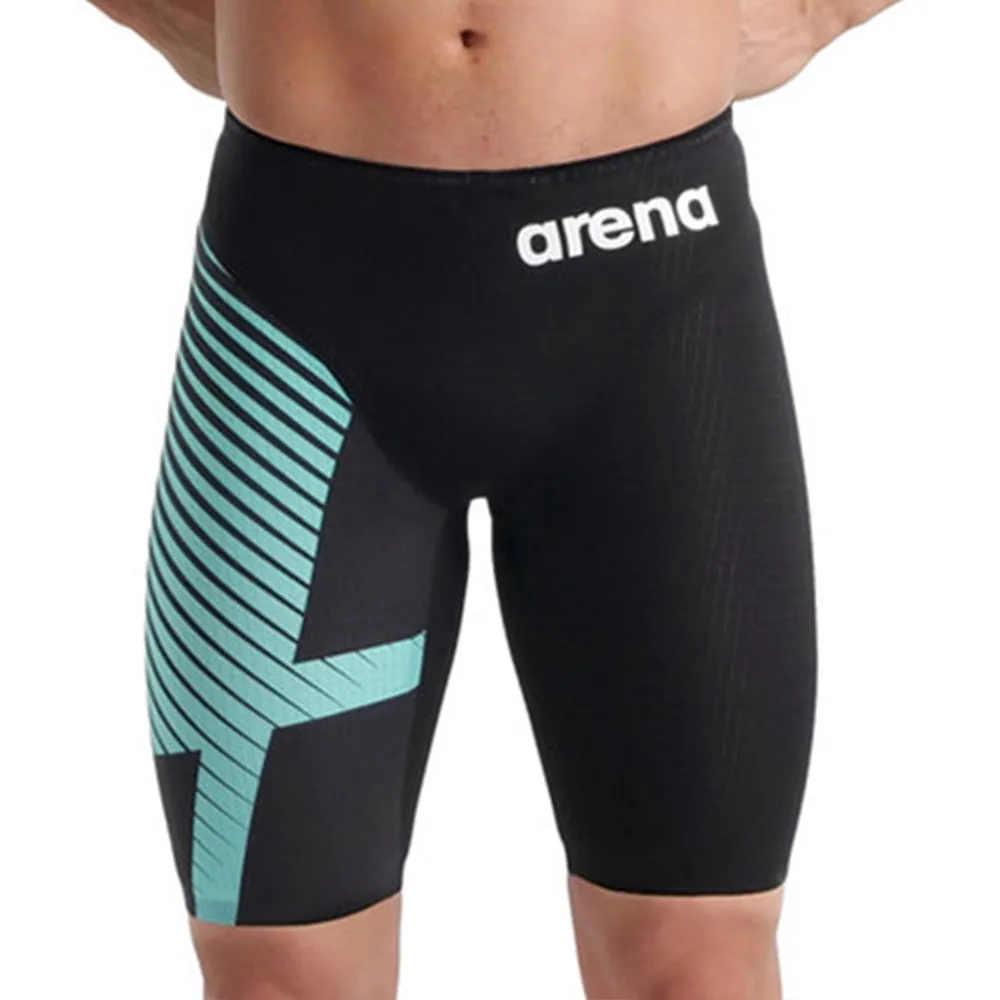 

Summer Men's Swim Jammer Endurance Athletic Training Swimsuit Beach Tights Surf Shorts For Swimwear Jammers 2024 Swimming Trunks